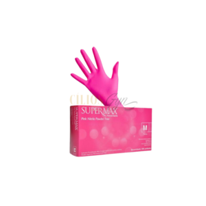 LUVA PINK SUPERMAX 100 UNID
