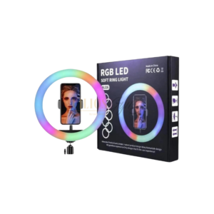 RING LIGHT RGB COLORIDA COM TRIPE 20CM