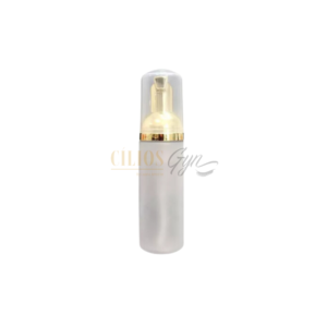PUMP BRANCO BICO DOURADO