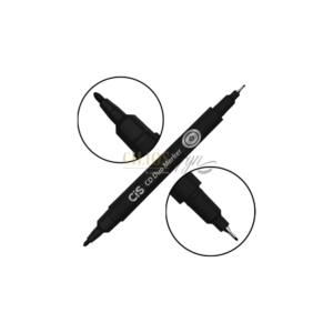 CANETA MARCADOR CIS DUO MARKER PONTA DUPLA