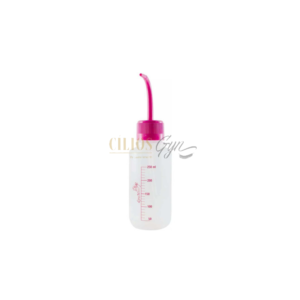 PISSETA TRANSPARENTE BICO ROSA 250ML