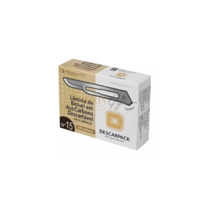 LAMINA BISTURI DESCARPACK N15 CAIXA 100UNID