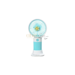 VENTILADOR FLORZINHA BRANCO COM AZUL