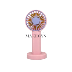 VENTILADOR ROSA LILAS LED
