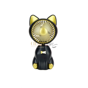 MINI VENTILADOR GATO PRETO