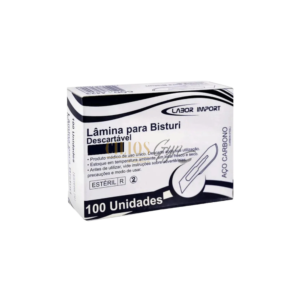 LAMINA BISTURI LABOR IMPORT N15 100 UNID